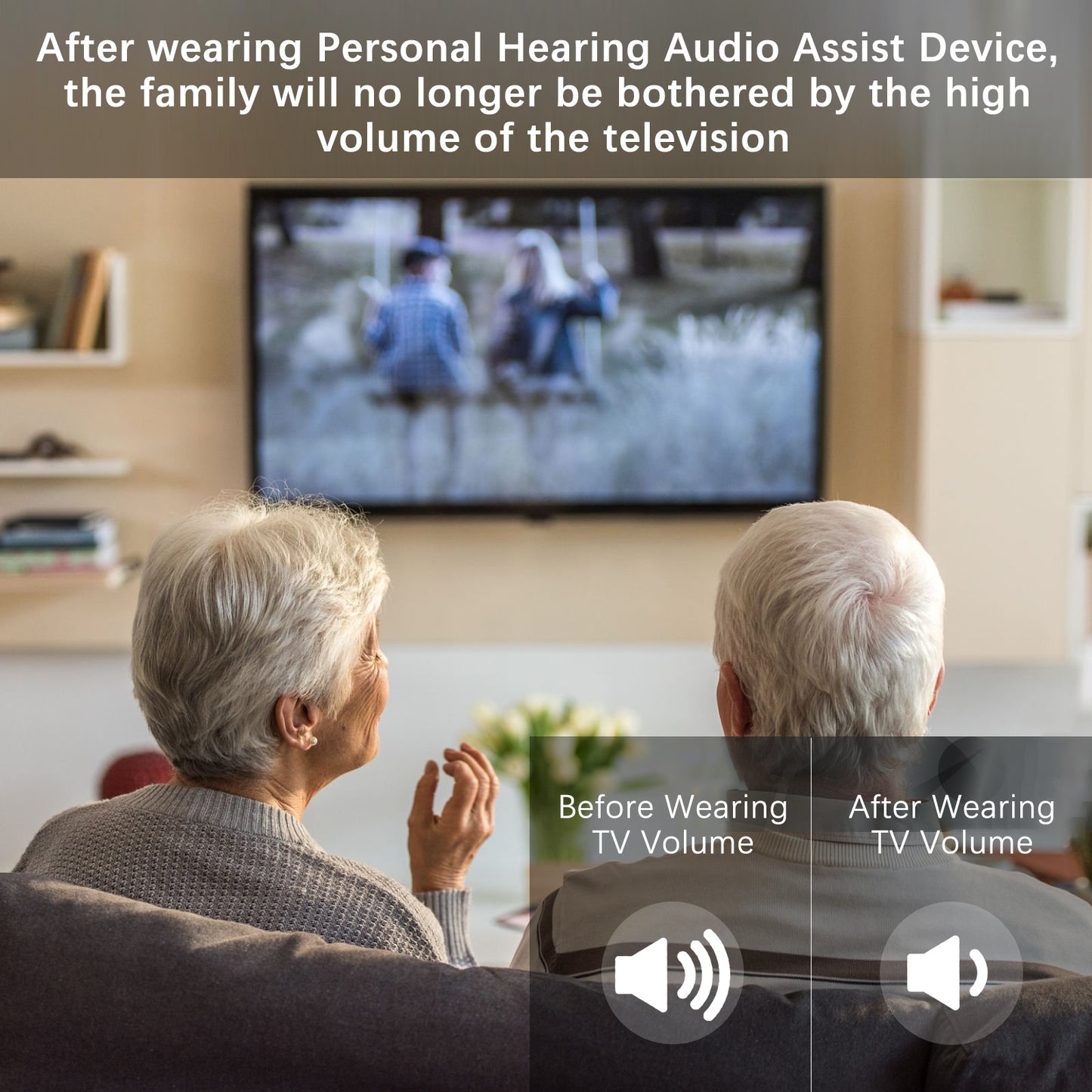 Digital Hearing Aids,Hearing Aids with 2 Frequency Mode and Hearing amplifier with Adjustable Volume and Noise Reduction